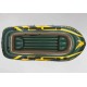 Intex Inflatable Air PVC Seahawk 4 Boat Set, Multi Color