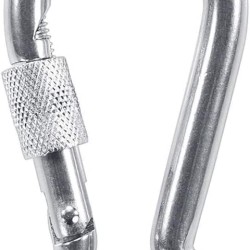 3keys Carabiner Clips with screw locking snap hook 