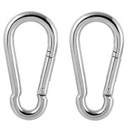 Protoner heavy duty carabiner snap hooks 8mm  pack of 2