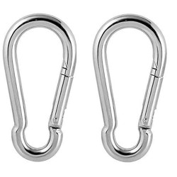 Protoner heavy duty carabiner snap hooks 8mm  pack of 2
