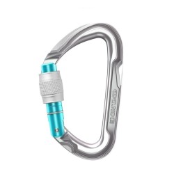Edelrid pure screw 23kn carabiner lightweight and sturdy for climbing & fall arrest systems 