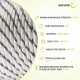 Edelrid performance static 10mm climbing rope 200m snow Edelrid performance static 10mm climbing rope 200m snow