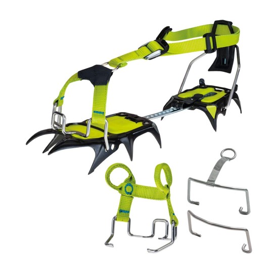 Edelrid shark crampons technical for steep ice winter mountaineering and expedition Edelrid shark crampons technical for steep ice winter mountaineering and expedition