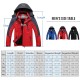 Men's Mountain Waterproof Ski Windproof Winter Warm Jacket for Camping Hiking Skiing
