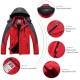 Men's Mountain Waterproof Ski Windproof Winter Warm Jacket for Camping Hiking Skiing