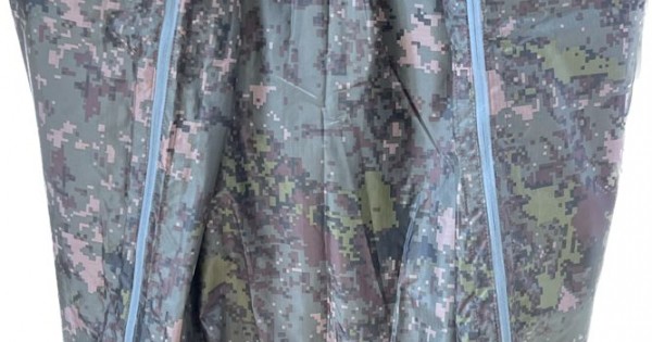 Camouflage Poncho Digital Pattern