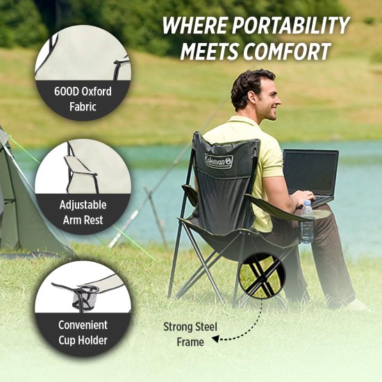Coleman polyester standard quad lightweight camping chair Coleman polyester standard quad lightweight camping chair