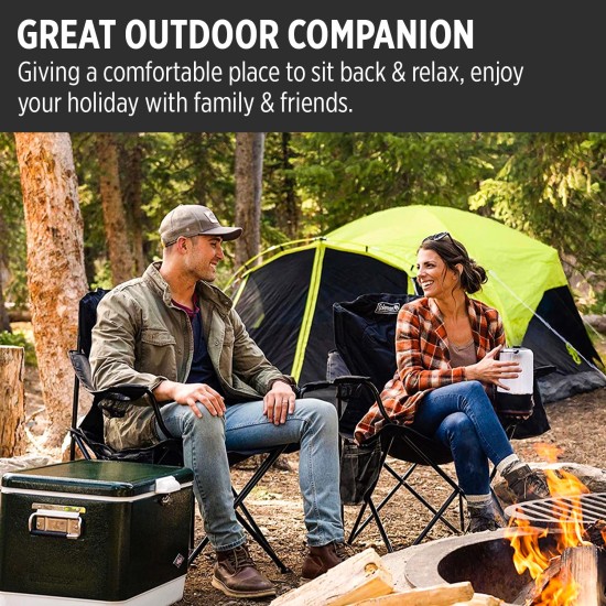 Coleman polyester standard quad lightweight camping chair Coleman polyester standard quad lightweight camping chair