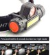 LED Headlamp USB Rechargeable Flashlight Mini Headlight Head Light Torch 
