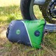 Coleman 10degree celsius polyester sleeping bag for motorcyclists backpackers travelling camping green grey Coleman 10degree celsius polyester sleeping bag for motorcyclists backpackers travelling camping green grey