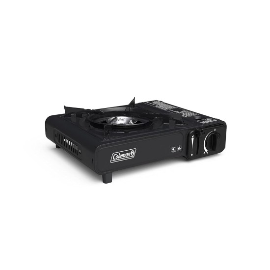 Coleman classic 1-burner butane stove portable camping stove with carry case and push-button instant ignition , includes precise temprature control and wind baffle Coleman classic 1-burner butane stove portable camping stove with carry case and push-button instant ignition , includes precise temprature control and wind baffle