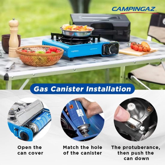 Campingaz coleman stainless steel camp bistro camping stove flame portable gas cartridge cooker 2200w blue Campingaz coleman stainless steel camp bistro camping stove flame portable gas cartridge cooker 2200w blue