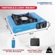 Campingaz coleman stainless steel camp bistro camping stove flame portable gas cartridge cooker 2200w blue Campingaz coleman stainless steel camp bistro camping stove flame portable gas cartridge cooker 2200w blue