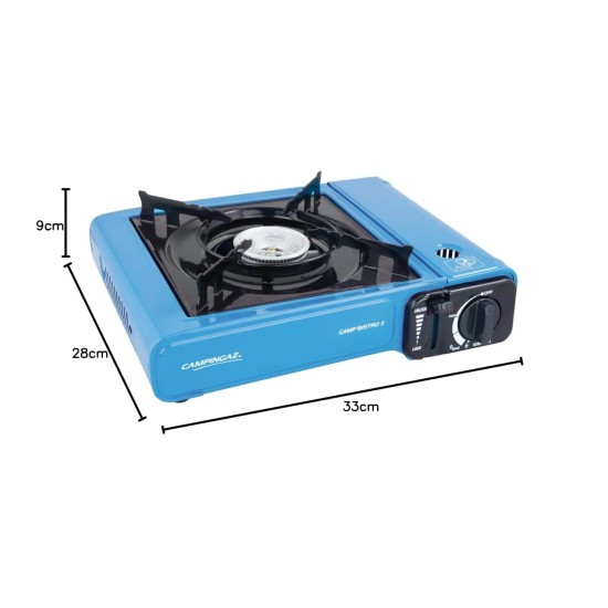 Campingaz coleman stainless steel camp bistro camping stove flame portable gas cartridge cooker 2200w blue Campingaz coleman stainless steel camp bistro camping stove flame portable gas cartridge cooker 2200w blue